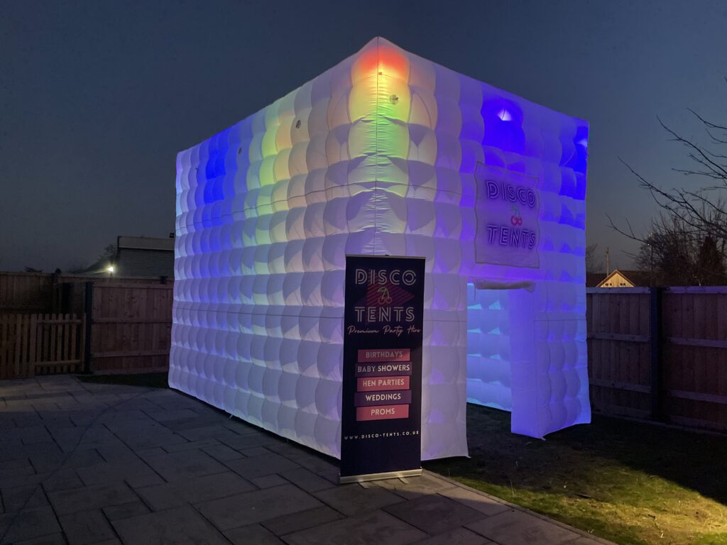 inflatable nightclub cube